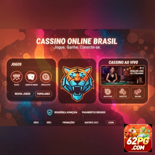 Jogador utilizando 62pg no celular com segurança