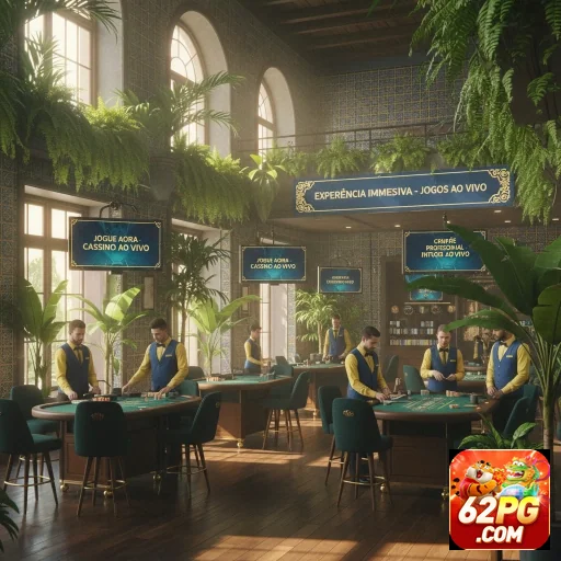 Jogadores aproveitando slot games no 62pg Cassino Online