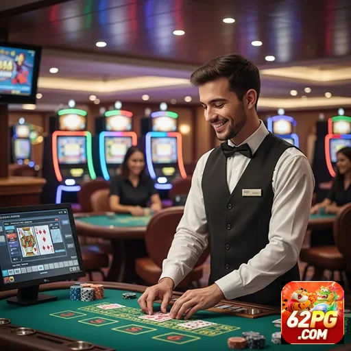 Jogador recebendo atendimento VIP no cassino online