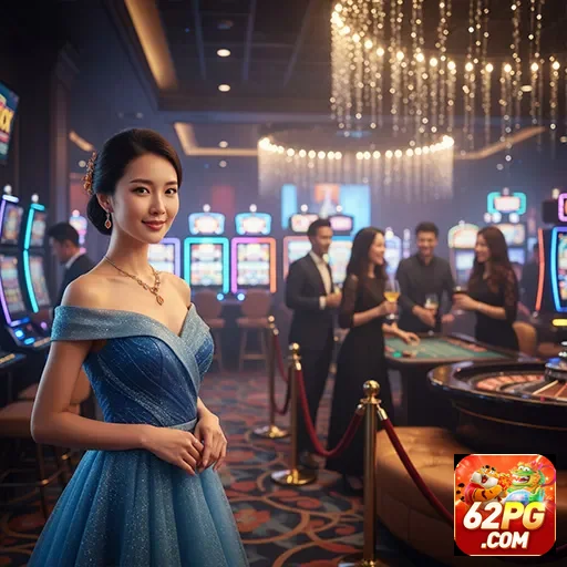 Jogador desfrutando de atendimento VIP em cassino